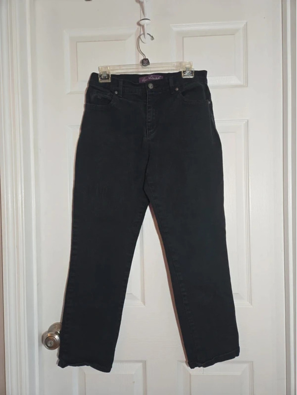 Gloria Vanderbilt black Amanda jeans size 10